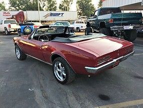 1967 pontiac firebird convertible 97,324 miles burgandy
