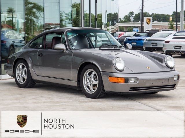 1990 porsche 911 carrera coupe 56,991 miles pebble grey metallic 5-speed manual