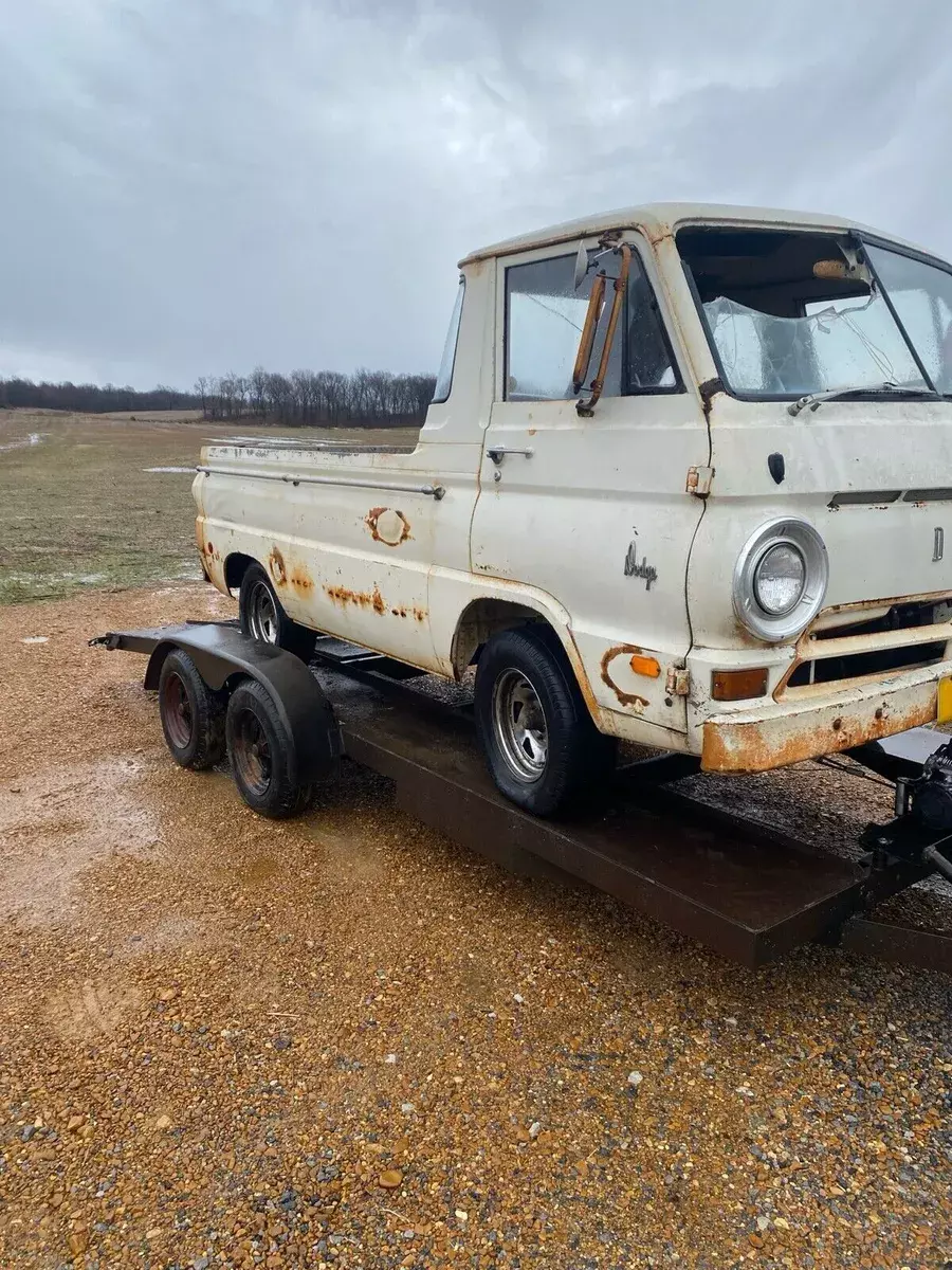 1969 dodge a100 white rwd manual