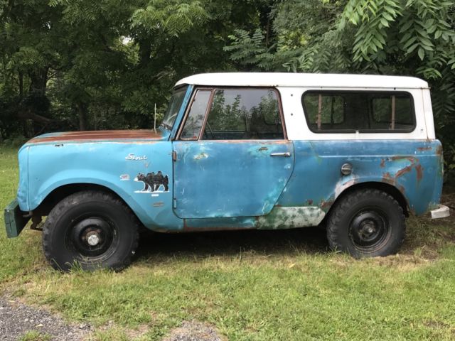 vintage 1969 international harvester scout 800a survivor v8 4x4 w/ build sheet!