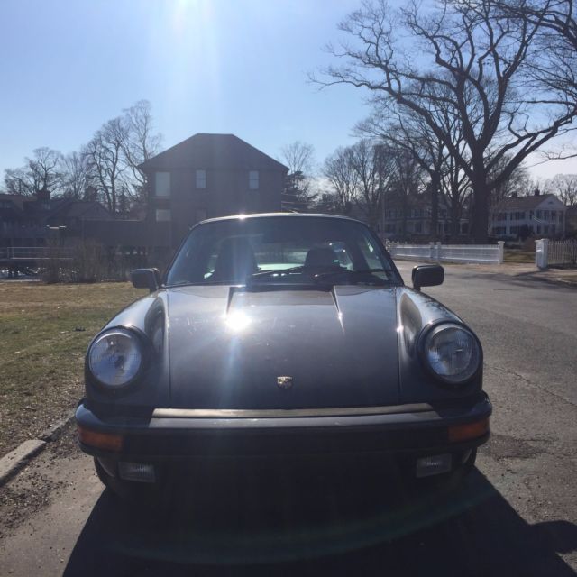 1989 porsche 911 targa carrera dark gray excellent condition!!!