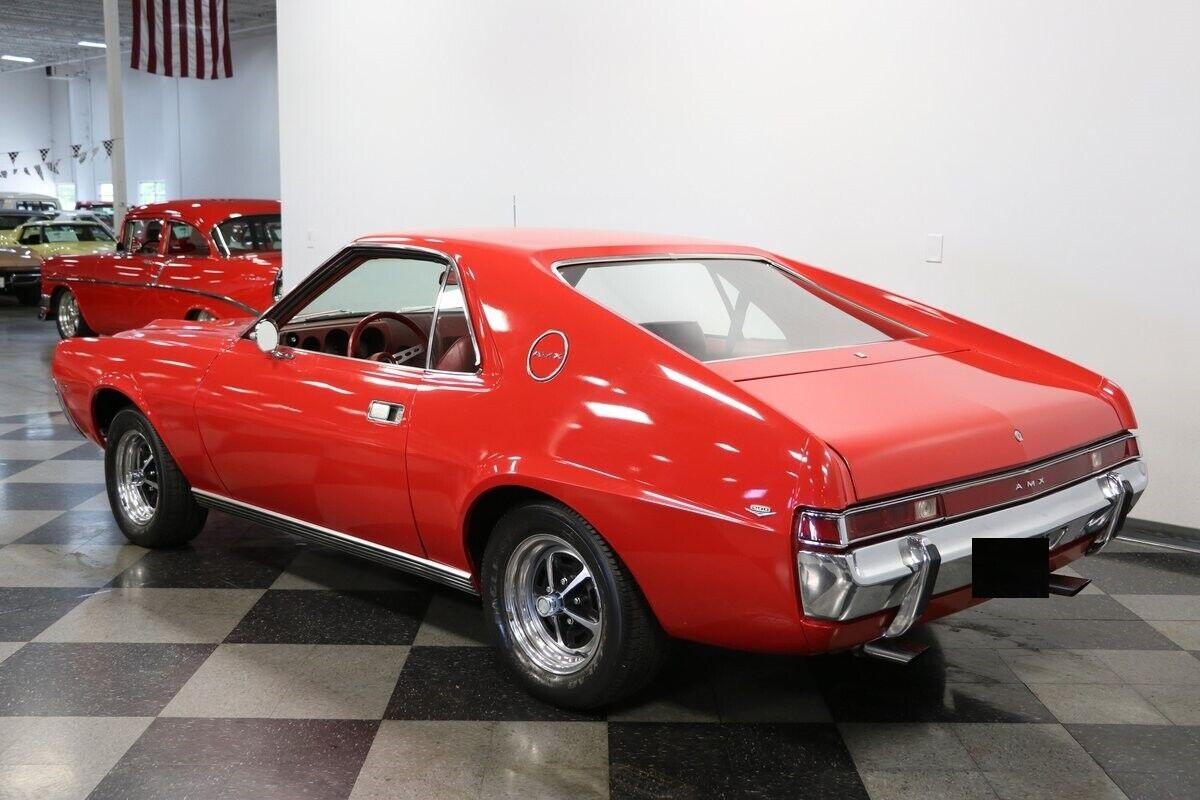 1968 amc amx muscle sports car coupe 290 v8 3 speed automatic