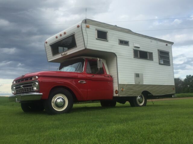 1966 ford f 250 rare factory overland camper option. low mileage survivor!