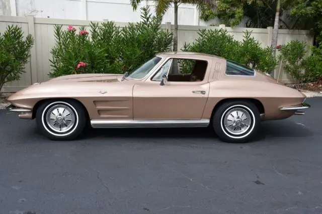 1964 chevrolet corvette factory a/c, saddle tan