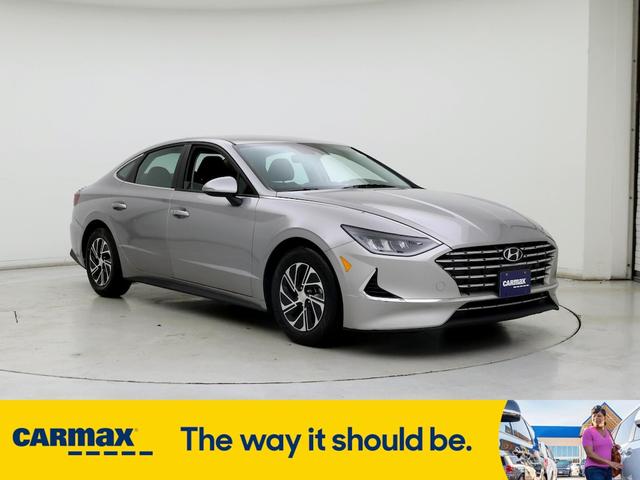 2021 hyundai sonata hybrid blue