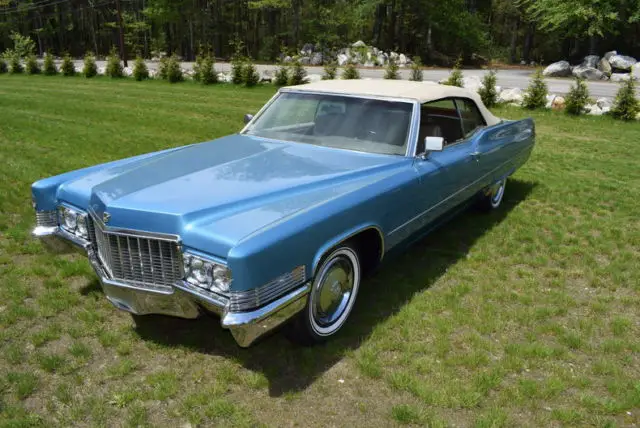 1970 blue metallic convertible leather low miles matching numbers