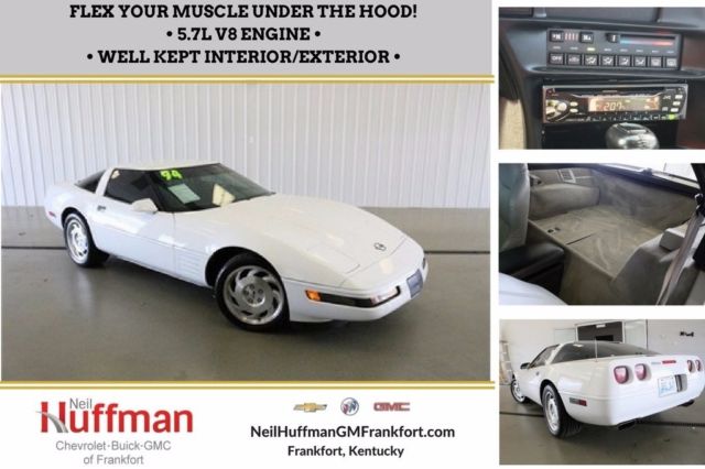 1994 chevrolet corvette, white with 68,795 miles available now!