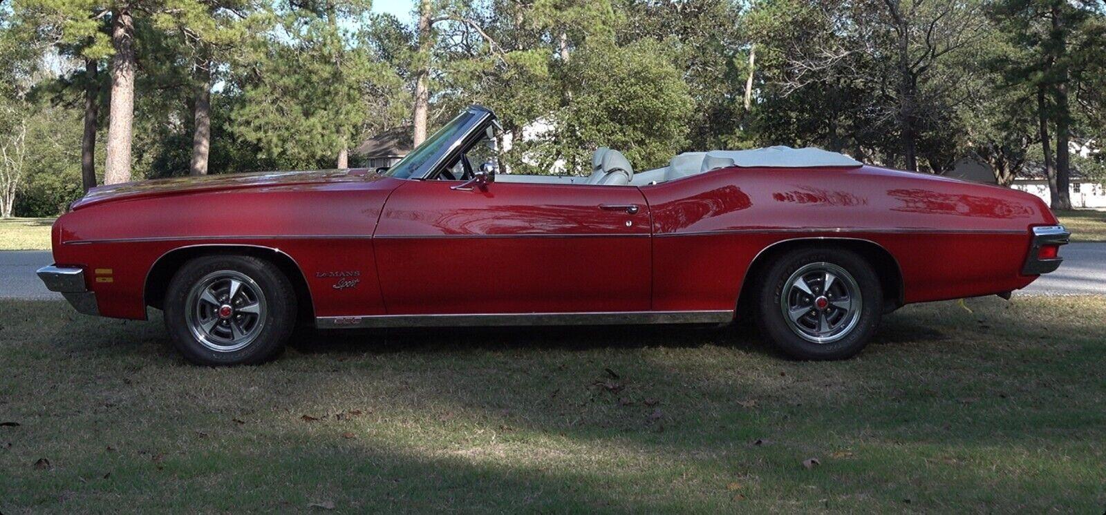 1972 pontiac lemans sport convertible 72000 original miles