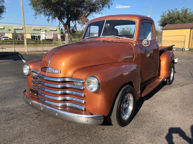 1951 chevy 3100 v8 cold a/c florida truck at no reserve!