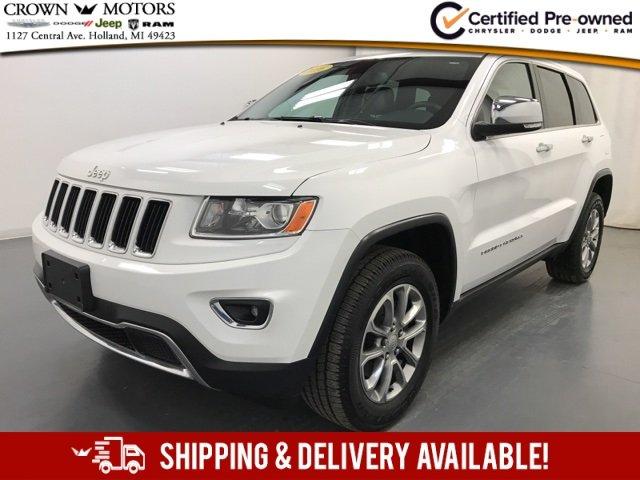 certified 2016 jeep grand cherokee limited holland, mi 49423 for sale in holland, michigan