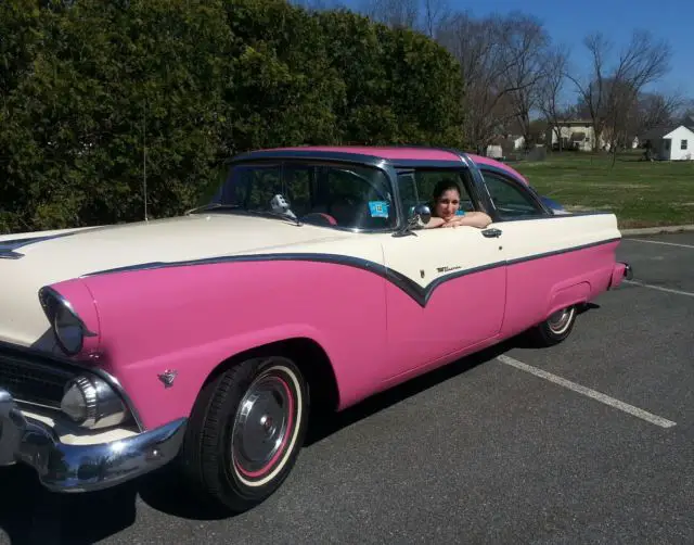 1955 ford crown victoria with continental kit 302 automatic overdrive