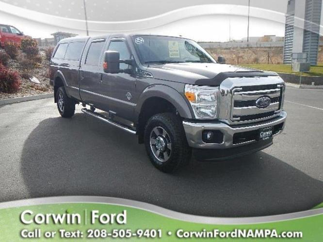 2012 ford f-350 super duty lariat 4x4 lariat 4dr crew cab 8 ft. lb srw pickup for sale in nampa, idaho
