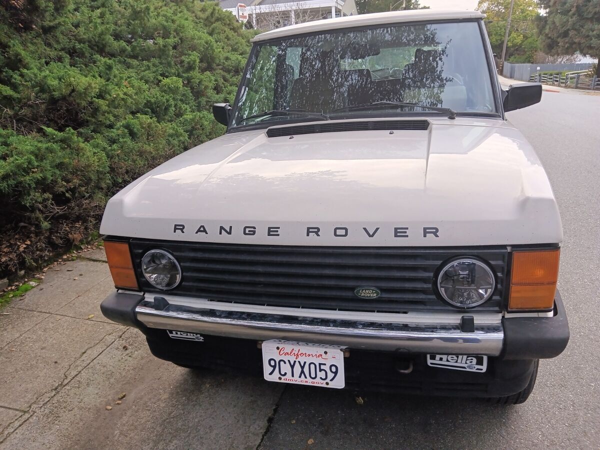 classic nevada rust free 1994 range rover lwb chamonix white w/ tan interior