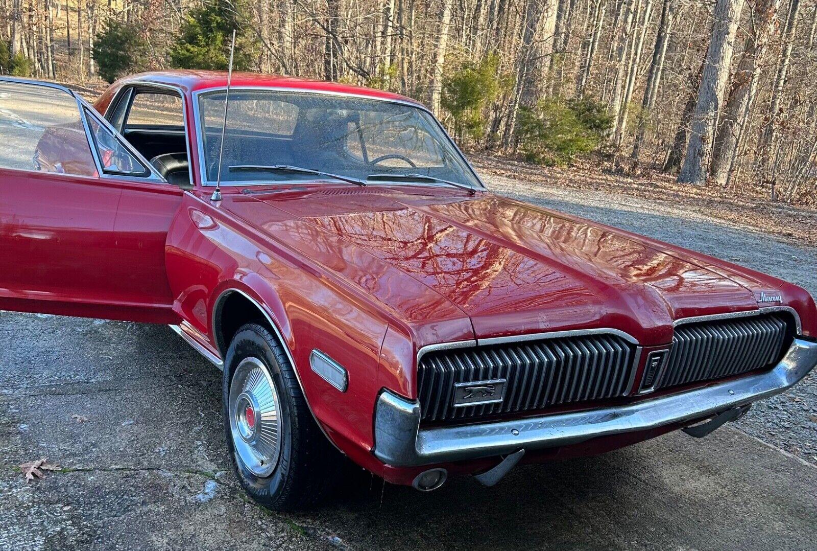 1968 mercury cougar coupe automatic transmission title clean