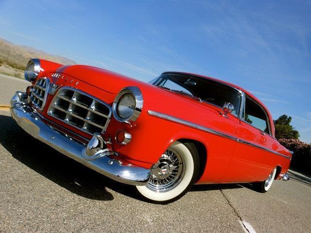 1955 chrysler 300 c 35,500 miles red coupe 331 cu in (5.4l) hemi v8 automatic