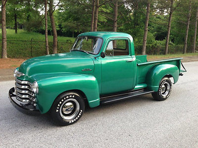 54 chevy 3100 pick up truck step side s6 manual dual carbs rust free rock solid