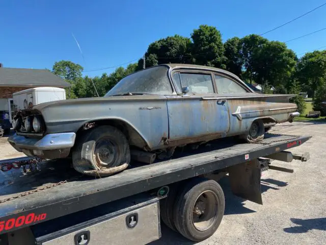 1960 chevrolet bel air blue rwd automatic