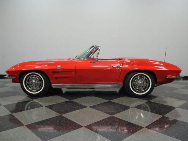 rare l84 fuel injected #'s matching 327 v8, muncie 4 speed, proffesional resto!!