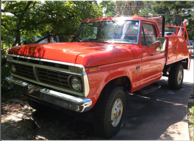 ford f250 4x4-fire truck / hollywood rancher, gentleman farmer-hollywood hills