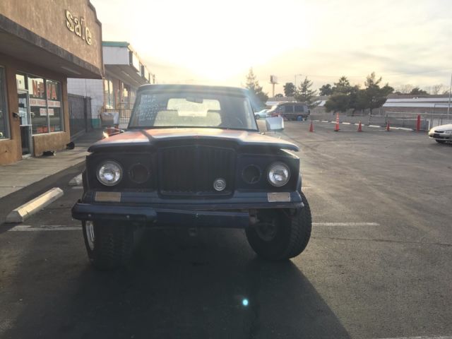 1963 blue jeep gladiator thriftside bed 3.8l tornado inline 6