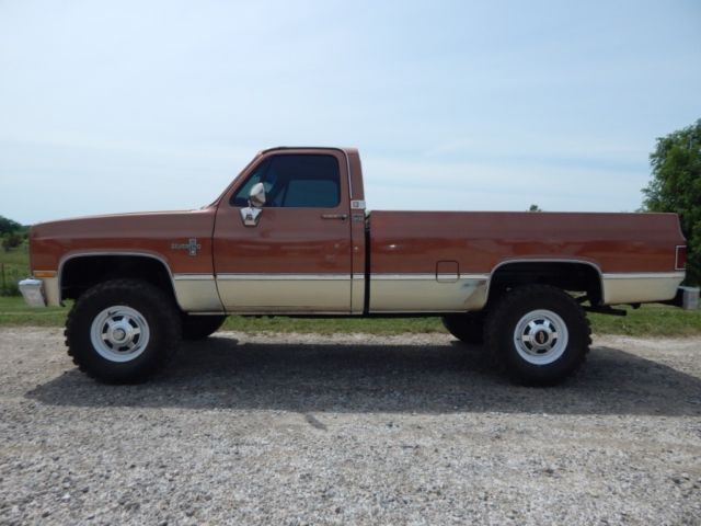 1981 chevrolet k20 silverado, 350 v-8, 4-speed, lifted, rust free, 4x4