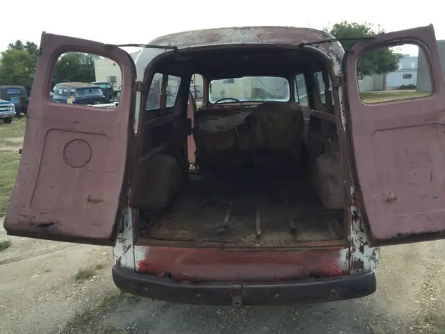 1950 ford f47 panel van exremely rare canadian only half ton barnfind