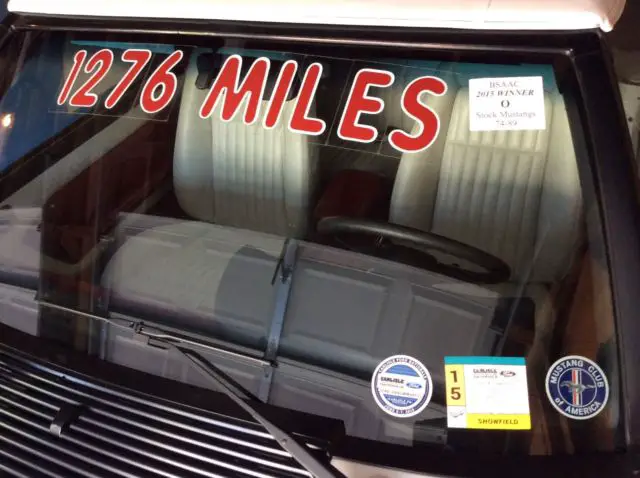 1988 mustang gt convertible with 1,277 original miles with original owner