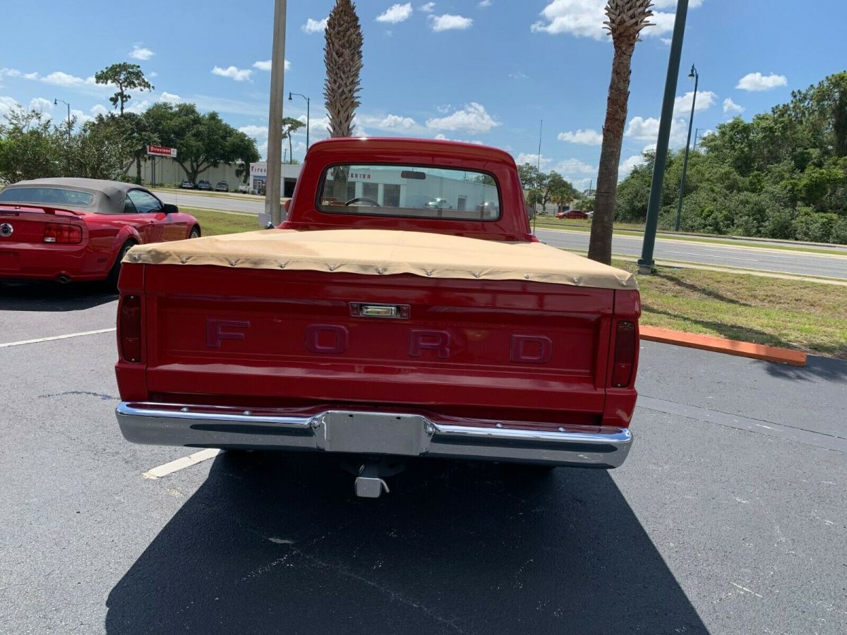 1966 ford f-100 350 motor with holley blower