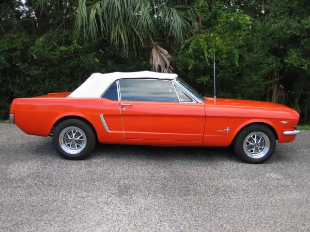 1964.5 ford mustang convertible 289ci very original and nice ac easy restoration