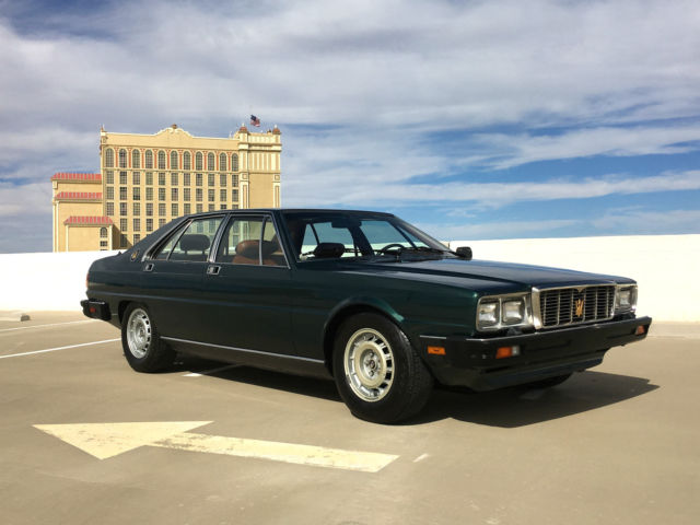 no reserve rare 1984 maserati quattroporte 5 speed 33k original km exl condition
