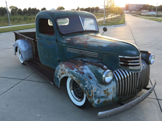 1941 chevrolet shop truck hot rod eco rod patina 1/2 ton short bed ifs overdrive