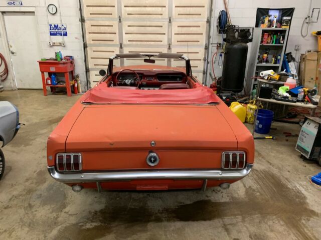 rare 1964.5 mustang convertible 289 4 barrel 4 speed rally pac rangoon red rare