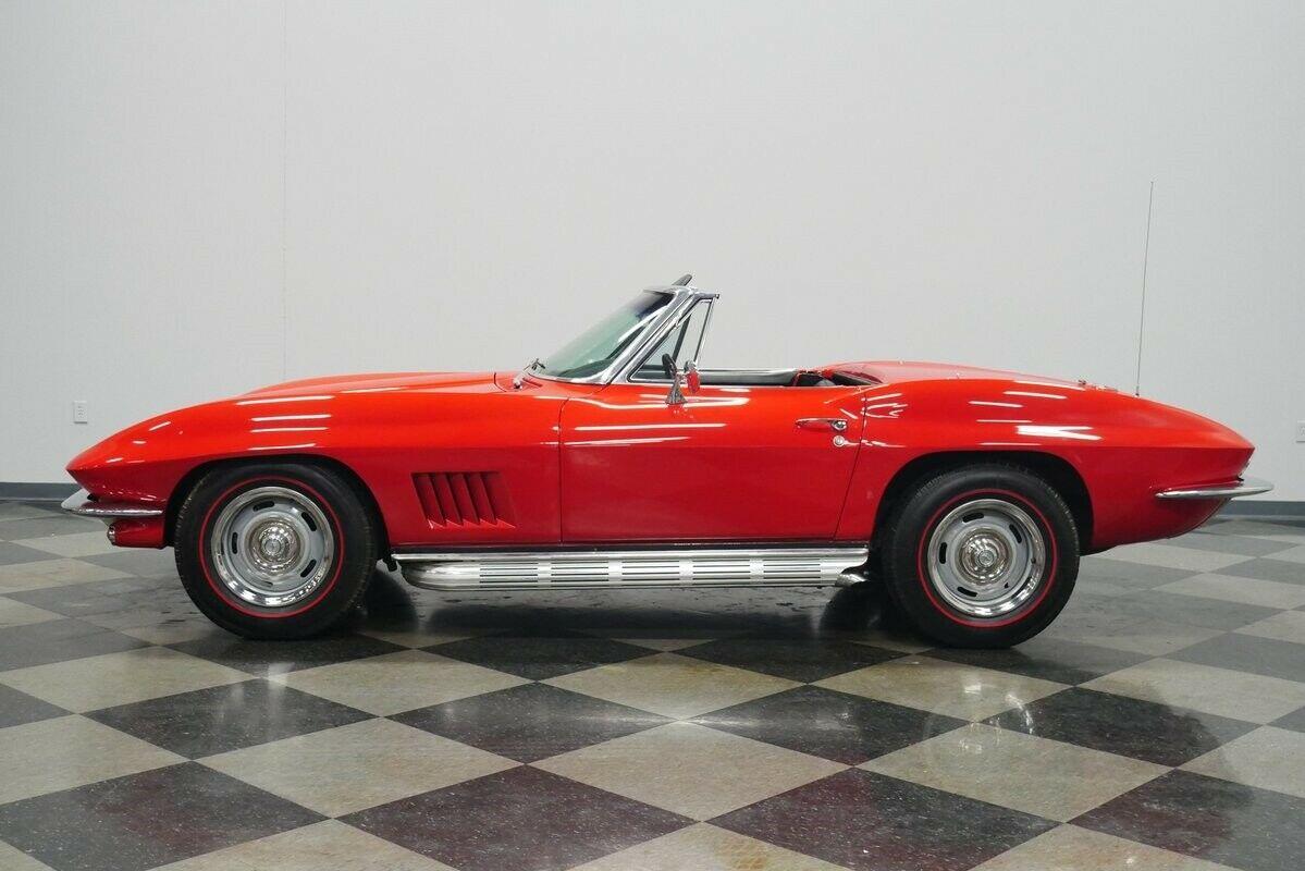 1967 chevrolet corvette 327 v8 4 speed manual 75134 miles