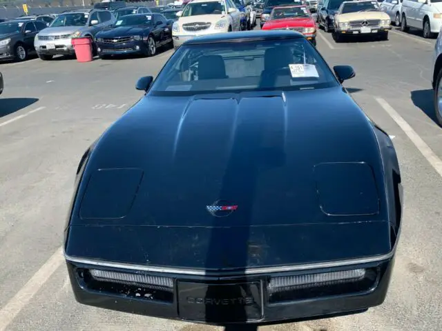 1985 chevrolet corvette 91k v8 5.7l manual 4spd targa-top california car leather