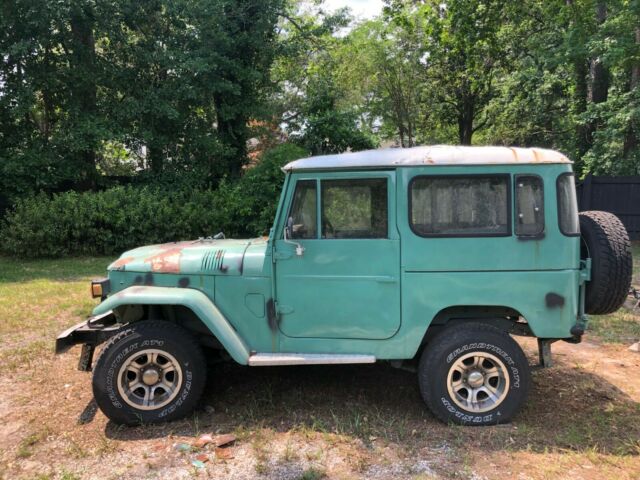 1971 fj40 right hand drive 4x4 vintage restoration project 3 speed manual