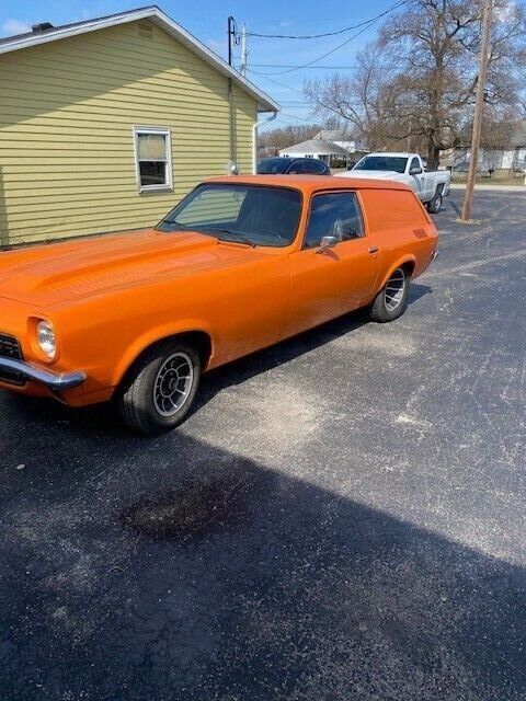 1972 chevy vega panel wagon with 468 inch big block