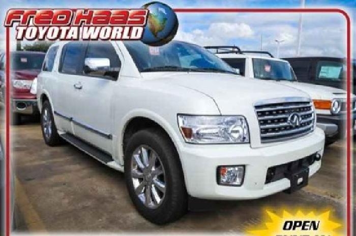 2010 infiniti qx56 dvd back up cam leather sunroof one owner in spring, tx