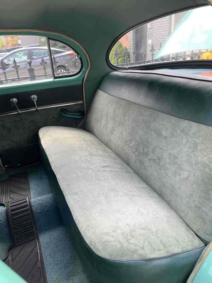 1954 dodge coronet sedan green rwd automatic crome