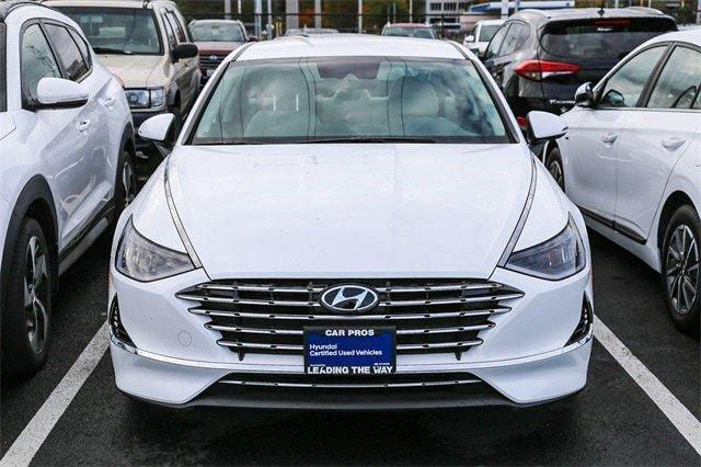 2022 hyundai sonata hybrid blue