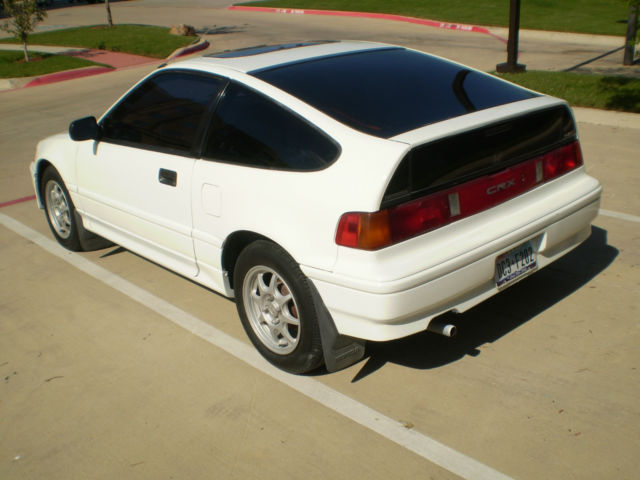 1988 honda crx hf original, unmolested, new paint and interior