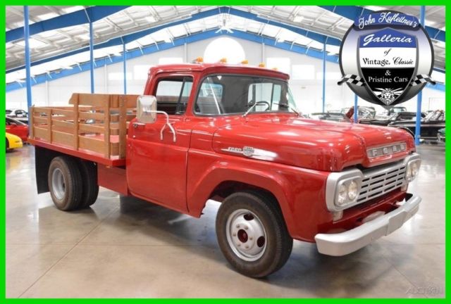1959 ford f-350 1-ton dually stake bed 292 v8 4-speed manual f350 58 59 60