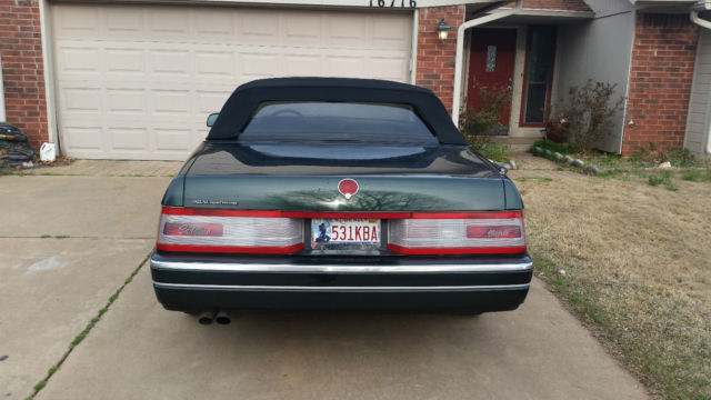 1993 cadillac allante convertible, green, 114,000 miles