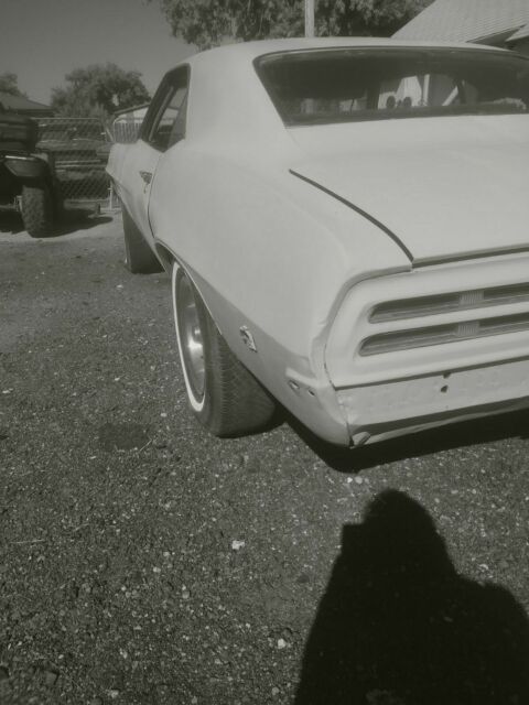 pontiac firebird 1969 69 rolling chassis hardtop (originally 350 automatic)
