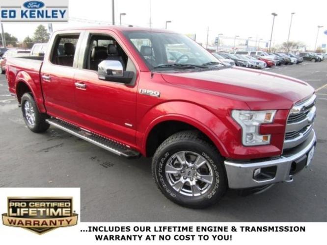 2015 ford f-150 lariat 4x4 lariat 4dr supercrew 6.5 ft. sb for sale in layton, utah