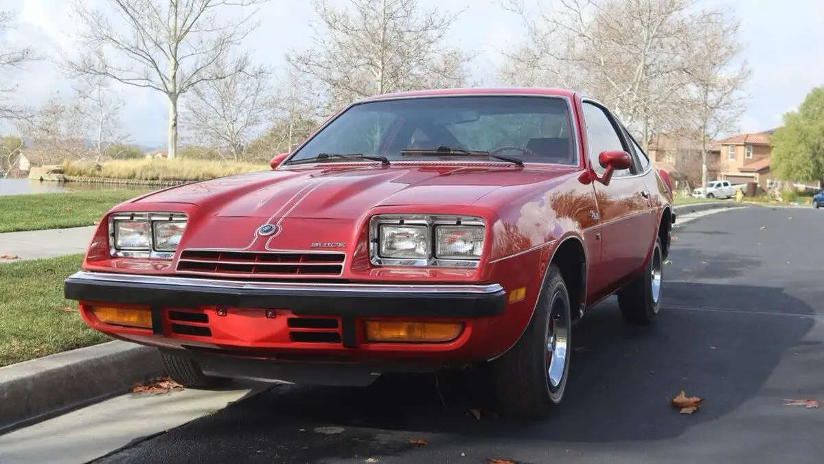 1975 buick skyhawk red rwd manual sport