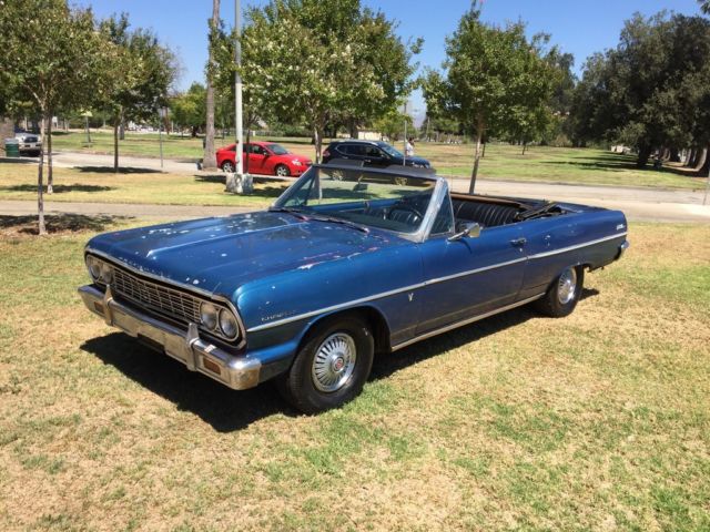 1964 chevelle malibu convertible never offered for till now one owner ca car v8