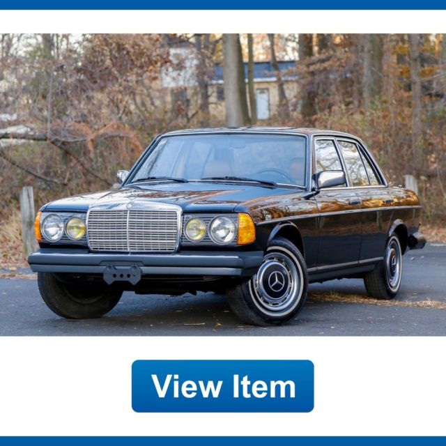 1985 mercedes benz 300d turbo diesel l5 collectible clean carfax rare!