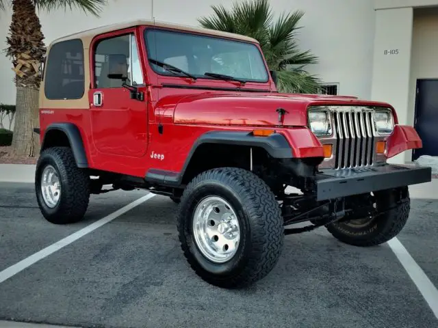 1993 jeep wrangler yj 4x4 hard top. only 51k mi. no rust! “true survivor”