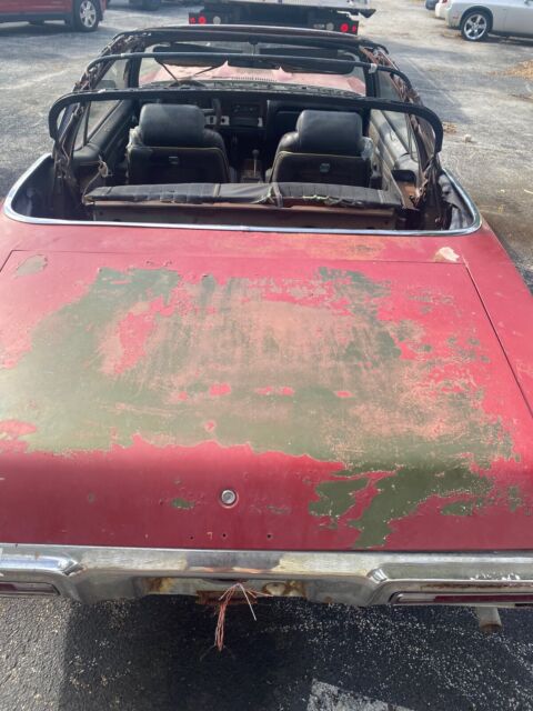 1970 pontiac gto convertible red rwd automatic