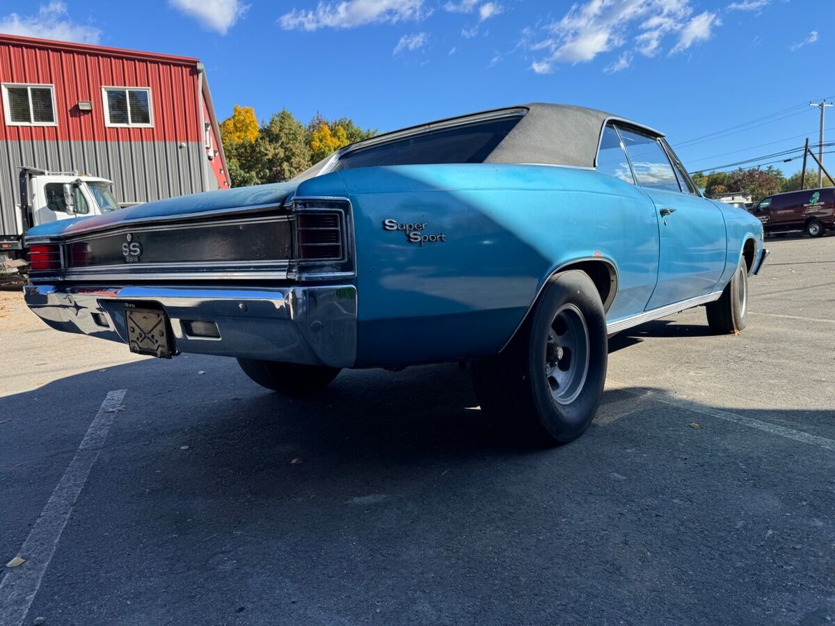 1967 chevy chevelle ss 138 big block 396 4 speed barn find solid great patina!